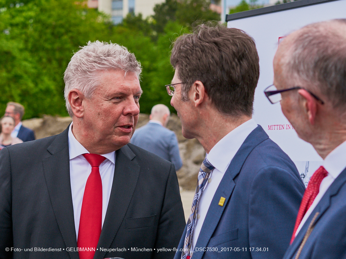 11. Mai 2017 - Grundsteinlegung für die LOGE und dem Kulturquadrat in Neuperlach